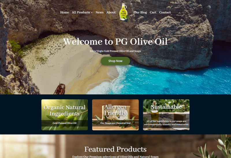 pg olive oil, olive oil retailers