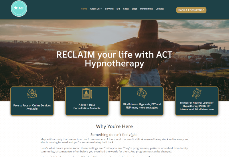 act hypnotherapy